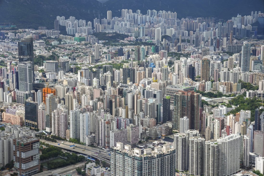 A view of Hong Kong’s Kowloon side from Sky 100 at the International Commerce Centre. Photo: Sam Tsang