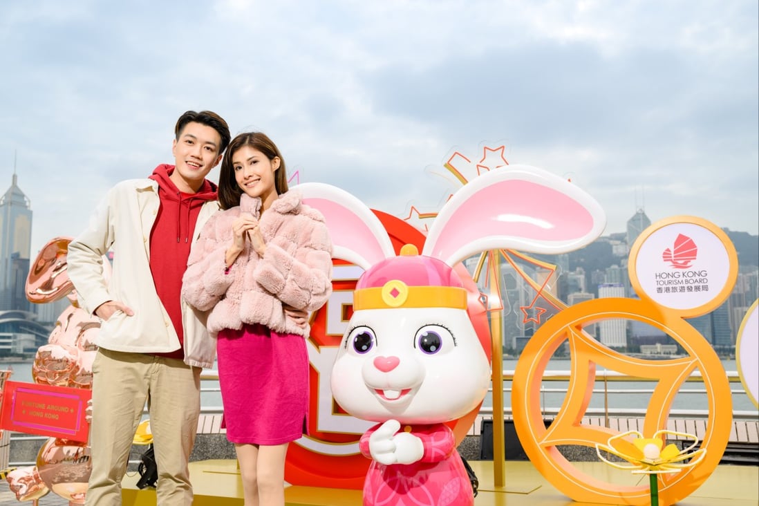 Celebrate the Lunar New Year by visiting the rabbits on the city’s promenades. Photo: Handout