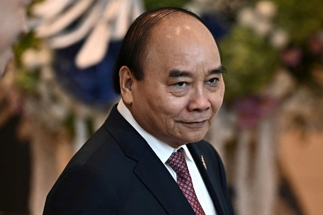 Nguyen Xuan Phuc resigned as Vietnam’s presdient after rumours he was about to be sacked as part of an anti-corruption drive. Photo: Reuters/File