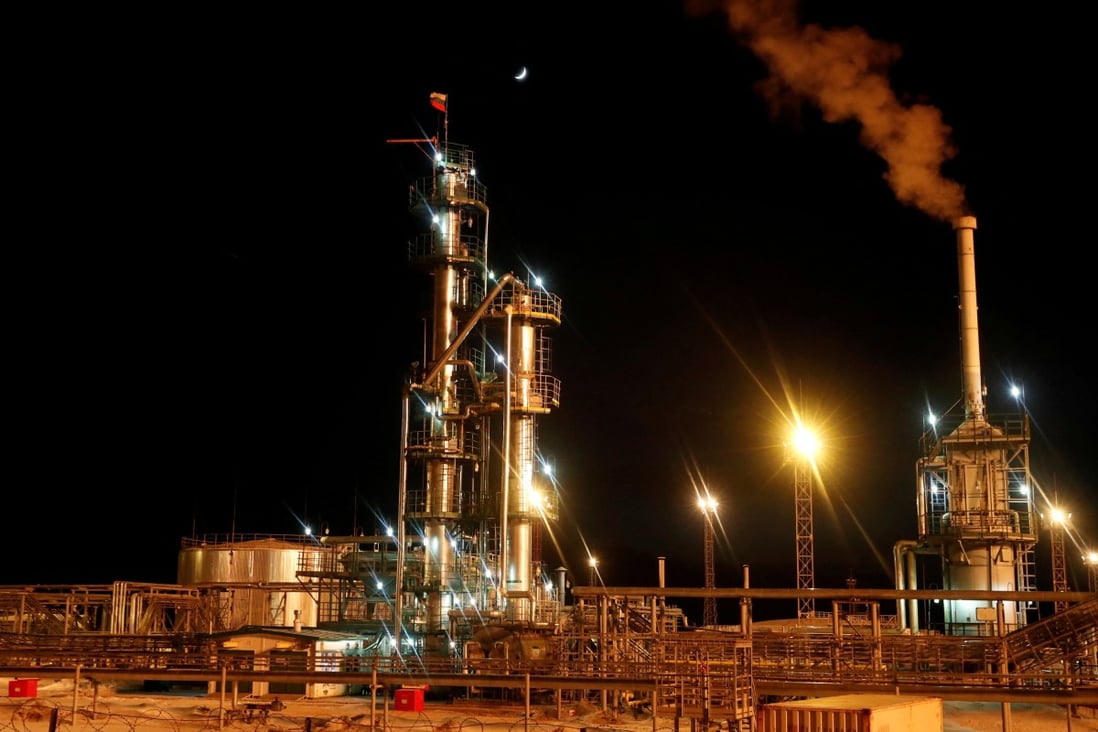 A Yarakta Oil Field refinery in the Irkutsk region of Russia. Photo: Reuters