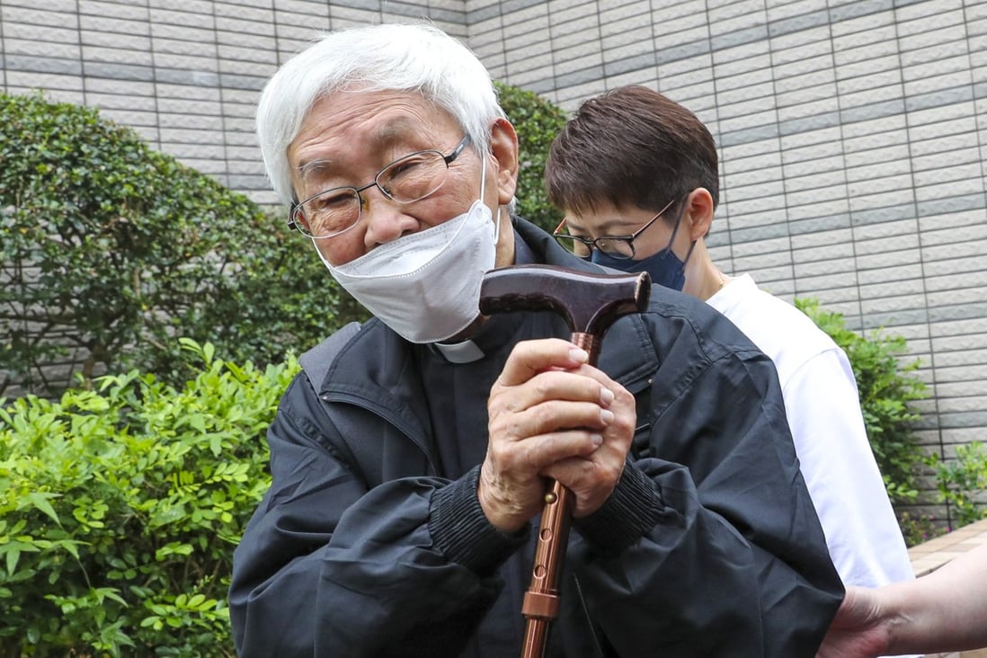 Retired Hong Kong Catholic leader Cardinal Joseph Zen has been admitted to hospital with breathing difficulties. Photo: Sam Tsang