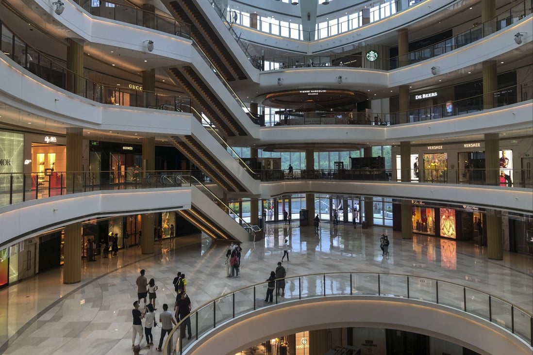 Owners of shopping malls in Shanghai can expect a rebound in occupancy rates as retail and catering brands step up to tap a wave of ‘revenge spending’, analysts said. Photo: AP