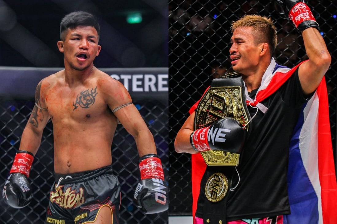 Rodtang Jitmuangnon (left) and Superlek Kiatmoo9 will fight for flyweight kickboxing gold at ONE Championship Fight Night 8 on Mar. 25 in Singapore. Photos: ONE Championship. 