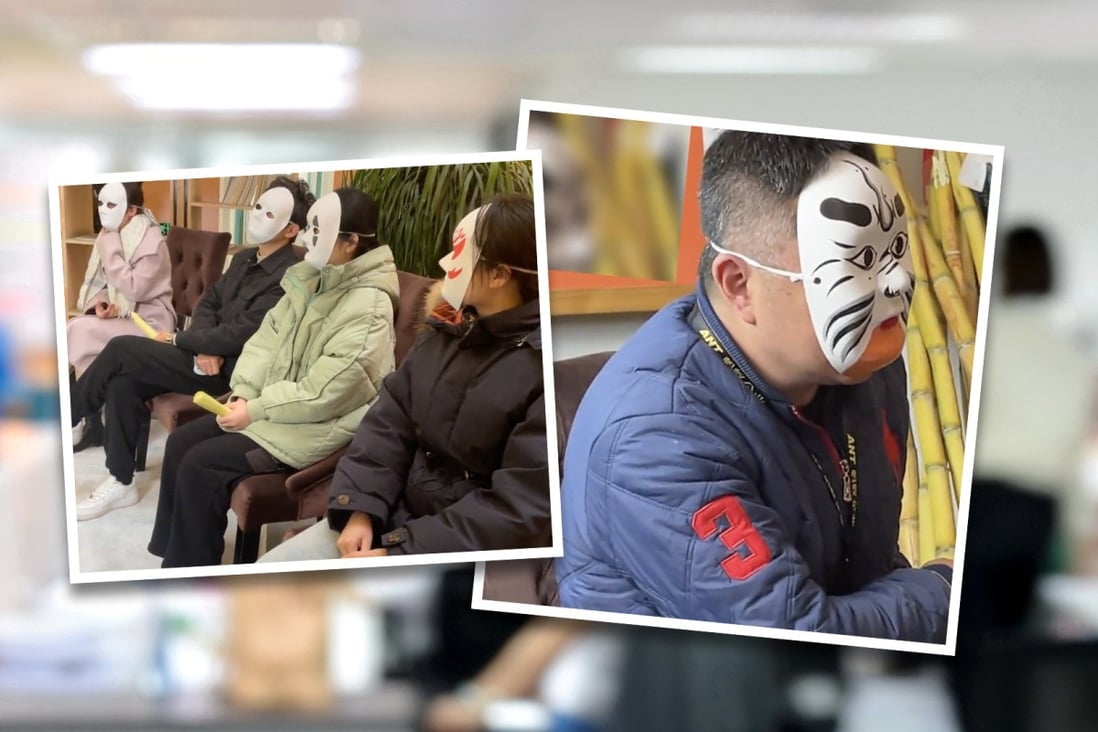 Good looks should not count': Chinese firm gains online plaudits after insists job applicants wear a costume mask in interviews | South China Morning Post