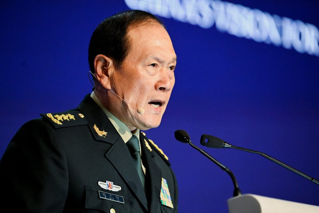 China has confirmed that it rejected a US offer of talks between Defence Minister Wei Fenghe (pictured) and his US counterpart Lloyd Austin. Photo: Reuters