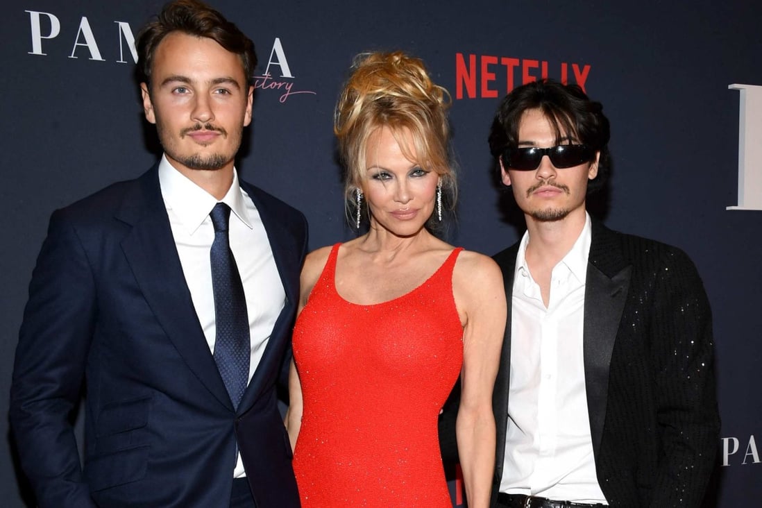 Who are Pamela Anderson's dashing model sons? Brandon Lee was a Netflix's  Pamela: A Love Story producer and Dylan walked for Saint Laurent – their  Baywatch star mum shows them love on