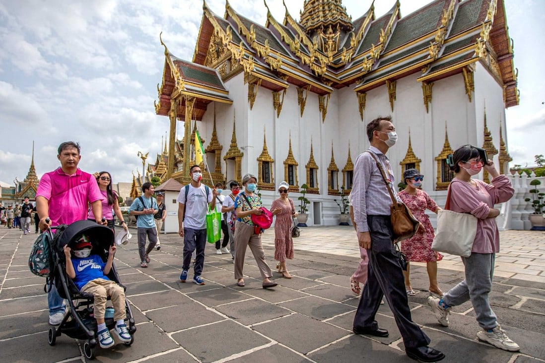 Hong Kong and Macau lead Asia travel recovery, as Chinese tourists return 4 Chinese tourists visit the Grand Palace in Bangkok, Thailand. Photo: Xinhua