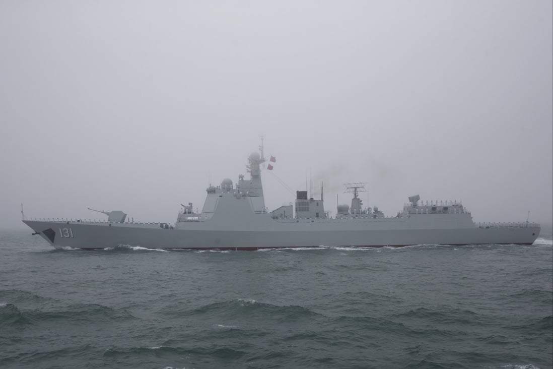 The Type 052D was considered a milestone for the Chinese navy when it debuted in 2014. Photo: AP