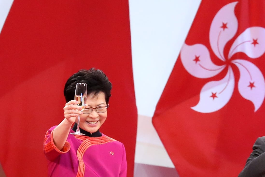 Former chief executive Carrie Lam has taken on a string of honorary roles and vowed to use them to promote Hong Kong. Photo: K. Y. Cheng