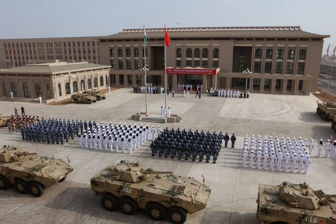 China’s military base in Djibouti officially opened in 2017. Photo: AFP 