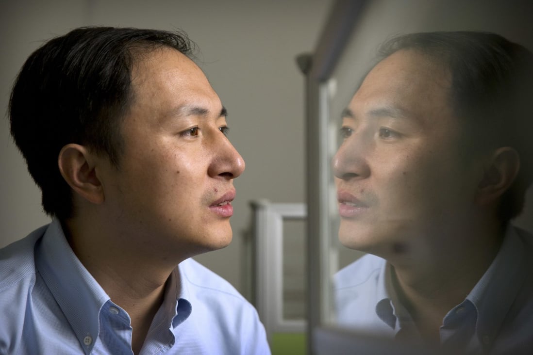 Mainland Chinese scientist He Jiankui recently revealed he has been granted a Hong Kong visa under the city’s talent scheme. Photo: AP