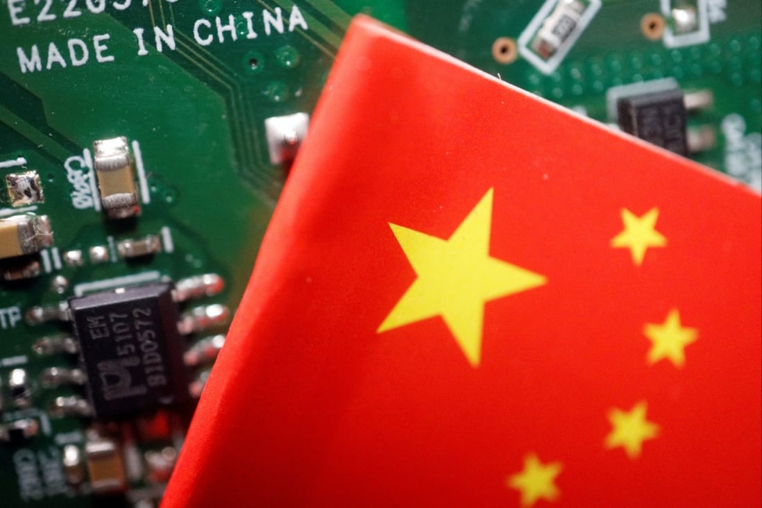 China aims to be self-reliant in “bottleneck” technologies such as chip design and production. lllustration: Reuters