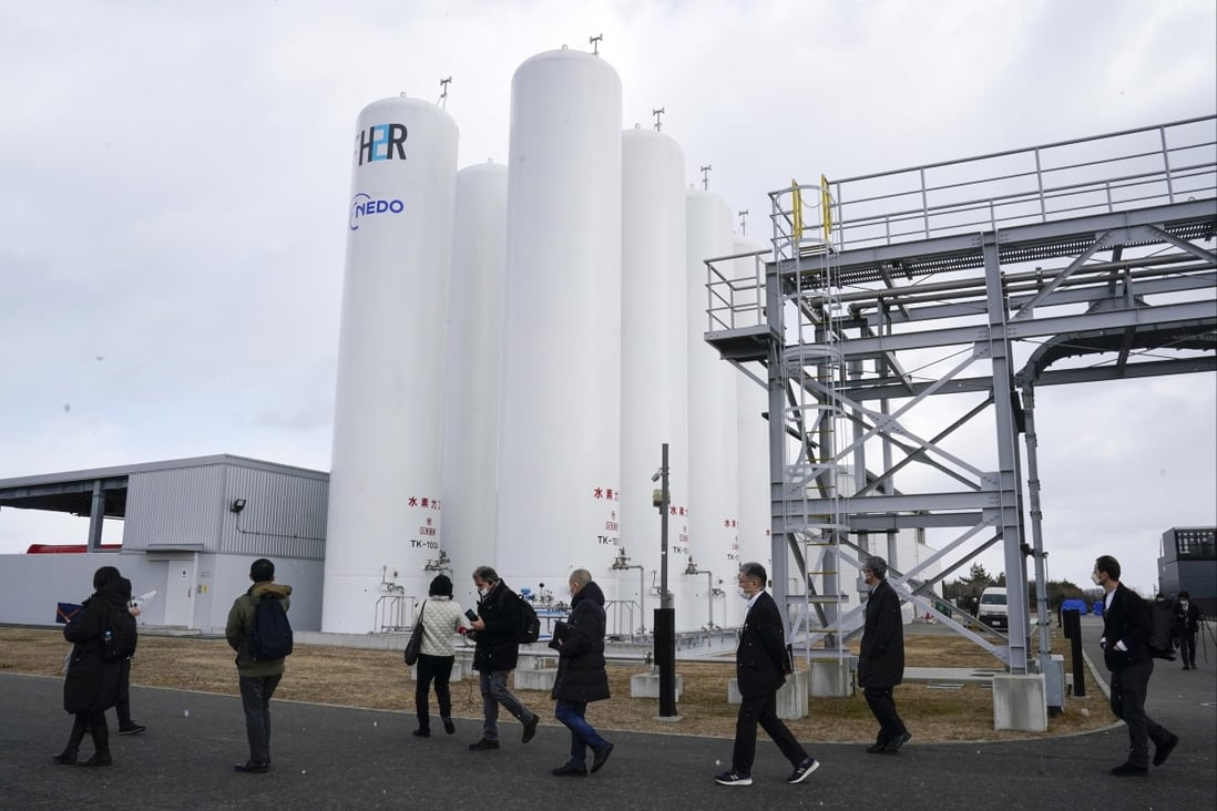 Fukoshima hydrogen energy research field in Japan. PM Fumio Kishida has underscored the importance of hydrogen as a source of clean energy. Photo: EPA-EFE