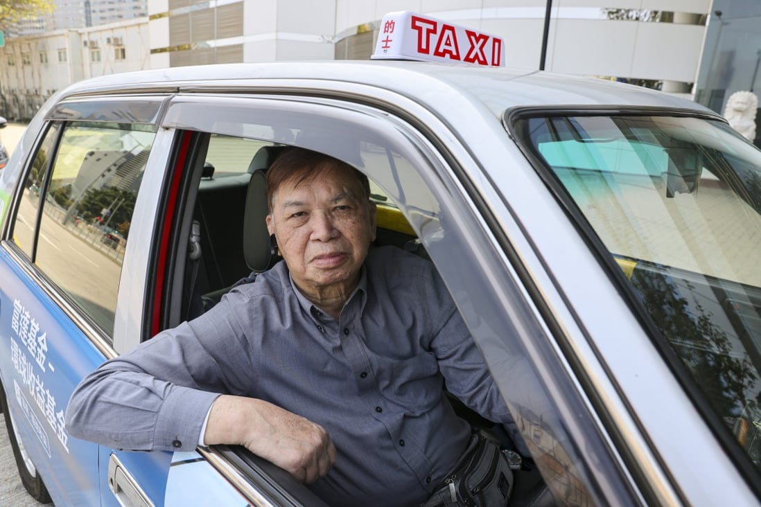 Wong Po-keung, 76, became a taxi driver more than 50 years ago. Photo: May Tse