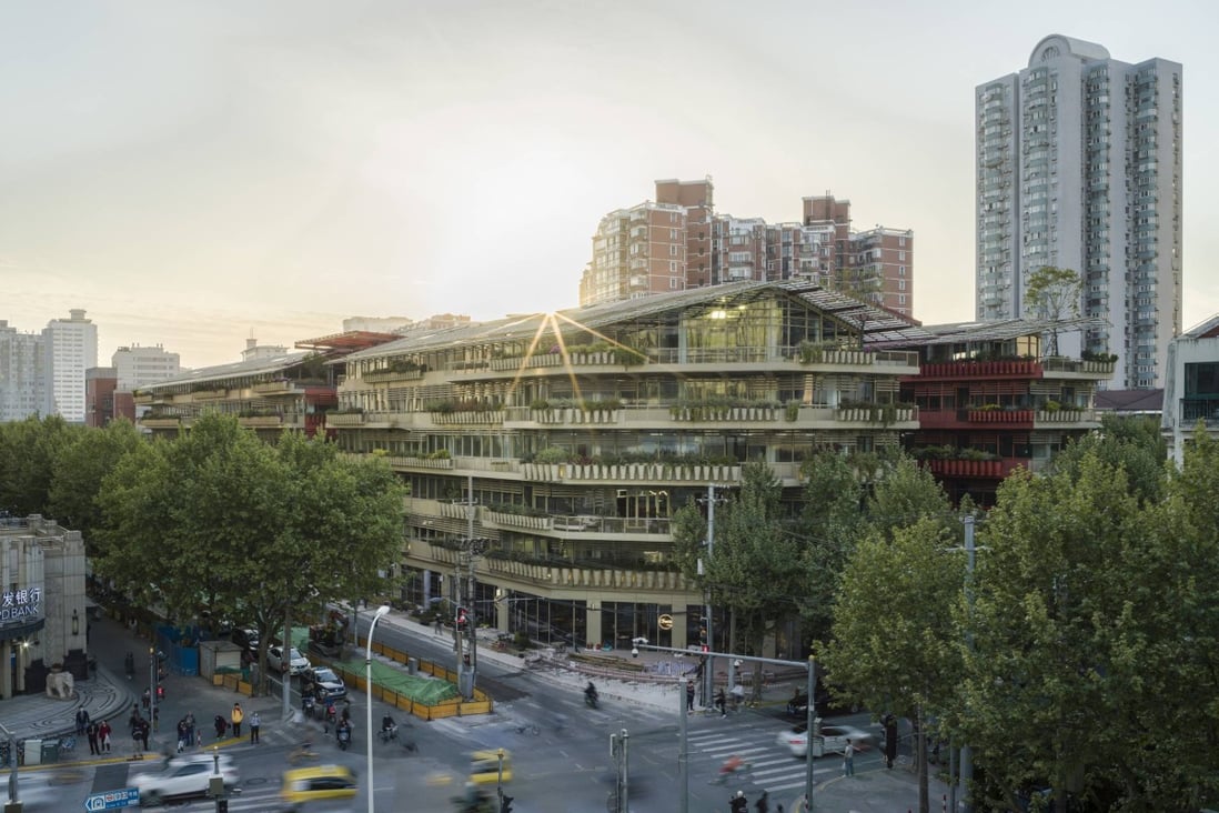The Shanghai Henderson CIFI The Roof, a commercial complex in Xintiandi district designed by Pritzker Architecture Prize winner Jean Nouvel, is among assets the developer is looking to sell. Photo: Weibo