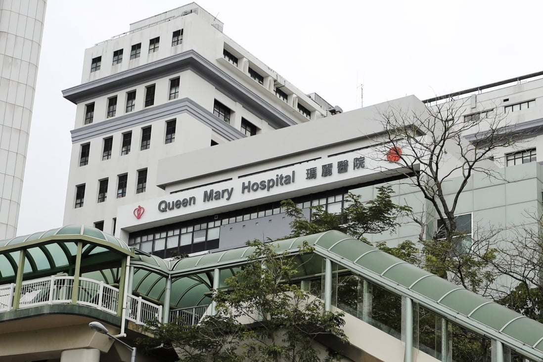 A couple is receiving treatment at Queen Mary Hospital after they were injured in a fire. Photo: Winson Wong