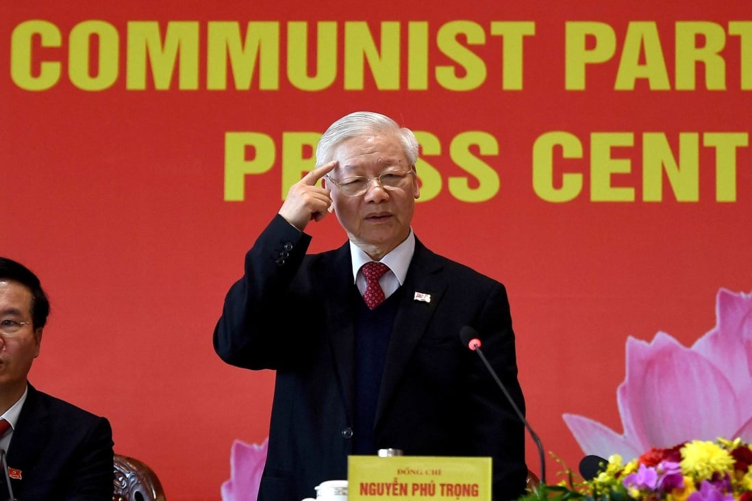Vietnam’s Communist Party General Secretary Nguyen Phu Trong has led the anti-corruption efforts. Photo: AFP