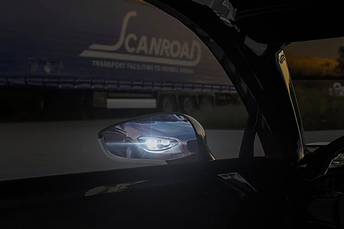 Ambilight auto-dimming rearview mirrors automatically reduce glare when headlights in the rear are detected. Photo: Handout