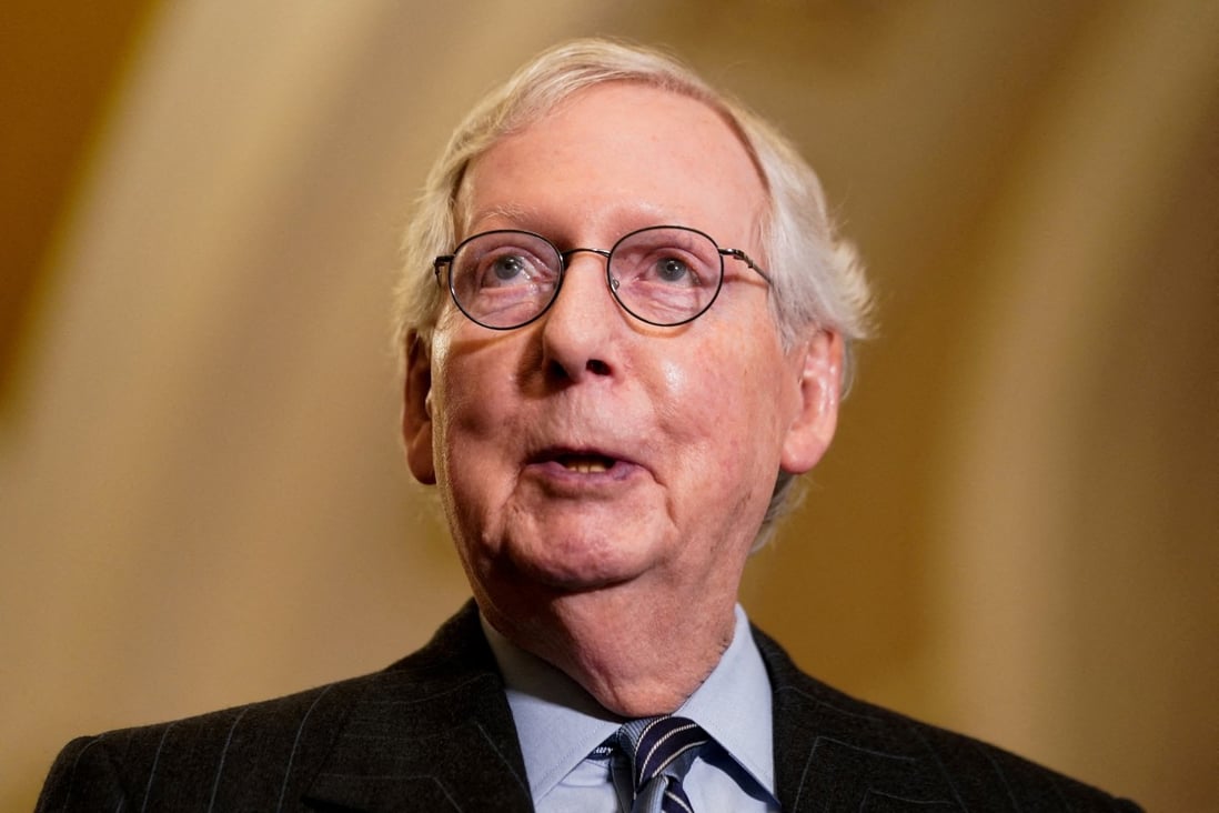 Mitch McConnell released from hospital top US Senate Republican will
