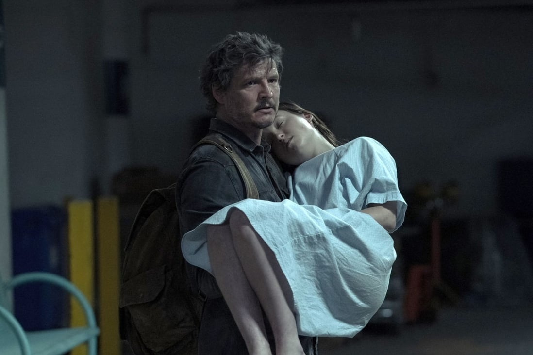 Pedro Pascal and Bella Ramsey in a scene from The Last of Us, the TV adaptation of the popular video game. Photo: AP