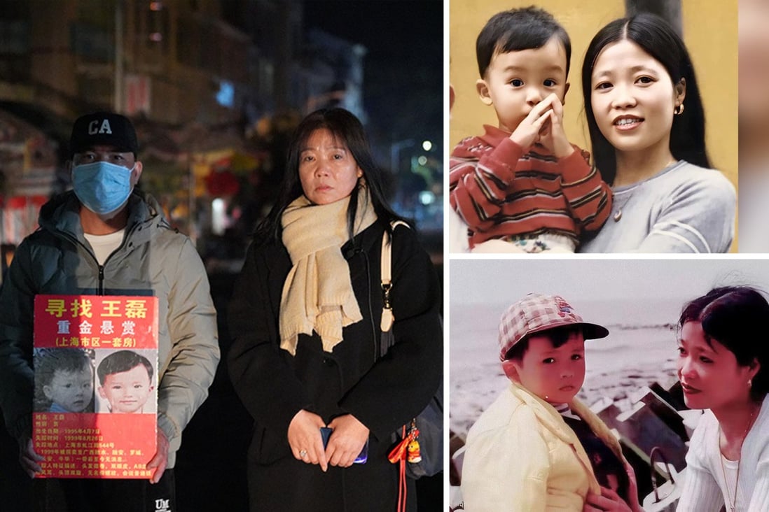 A desperate Chinese mother has teamed up with the man who abducted her son almost a quarter of a century ago in a bid to find her long-lost boy. Photo: SCMP composite/handout