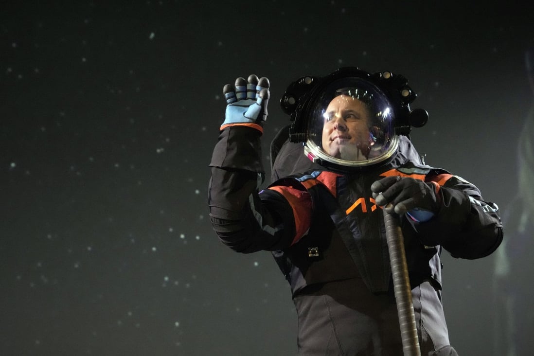 Prototype Spacesuit For Future Nasa Moon Mission Unveiled South China Prototype Spacesuit For Future Nasa Moon Mission Unveiled South China