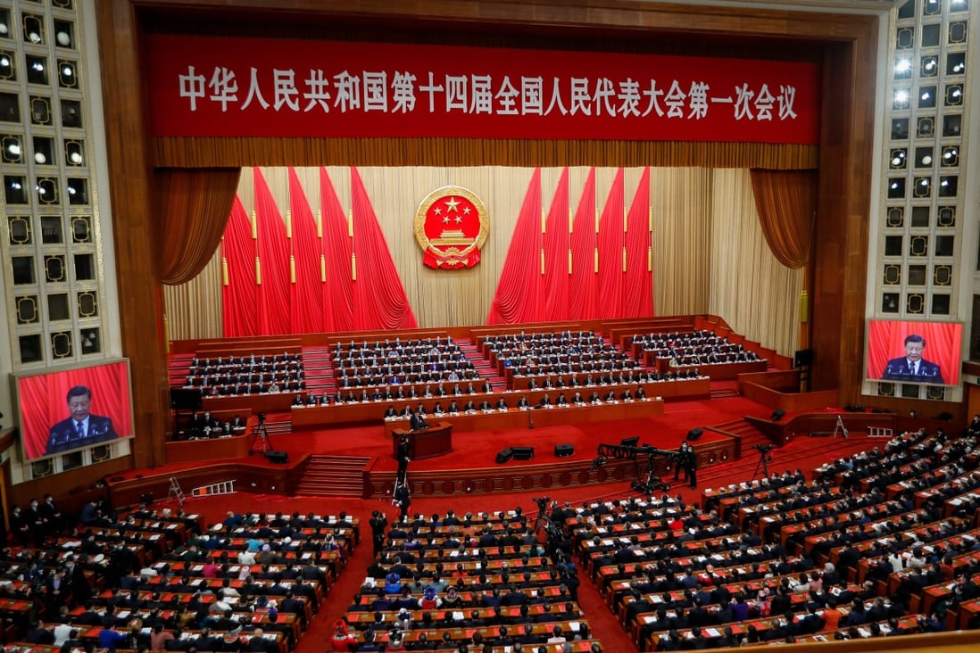 With China’s annual “two sessions” parliamentary gathering ending in early March, the new government term has kicked off. Photo: EPA-EFE