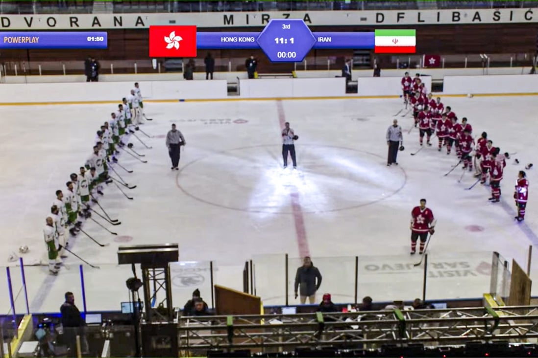 A song linked to the 2019 anti-government protests was played at an international ice hockey event last month. Photo: Handout