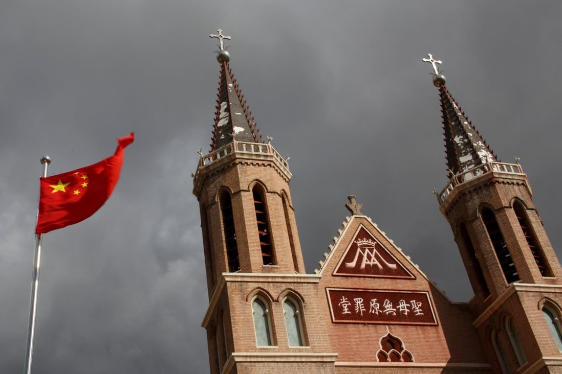 A Catholic underground church in China’s Hebei province. Photo: Reuters