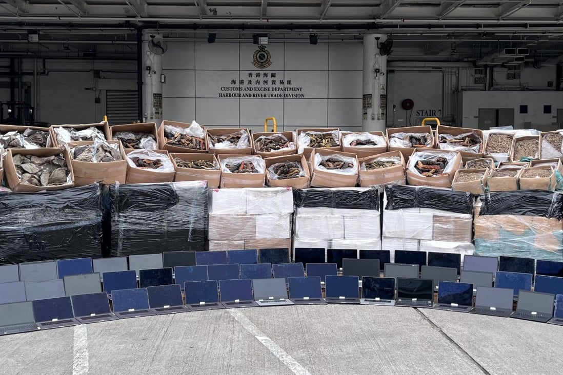 Hong Kong customs arrests 2 suspects over smuggled goods worth HK11