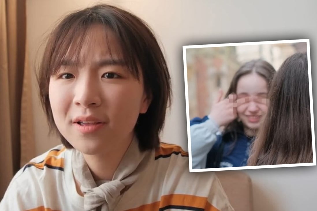 ‘you Need To Pay For It Chinese Influencer Hits Back At Racist ‘slant Eye Antics Of British