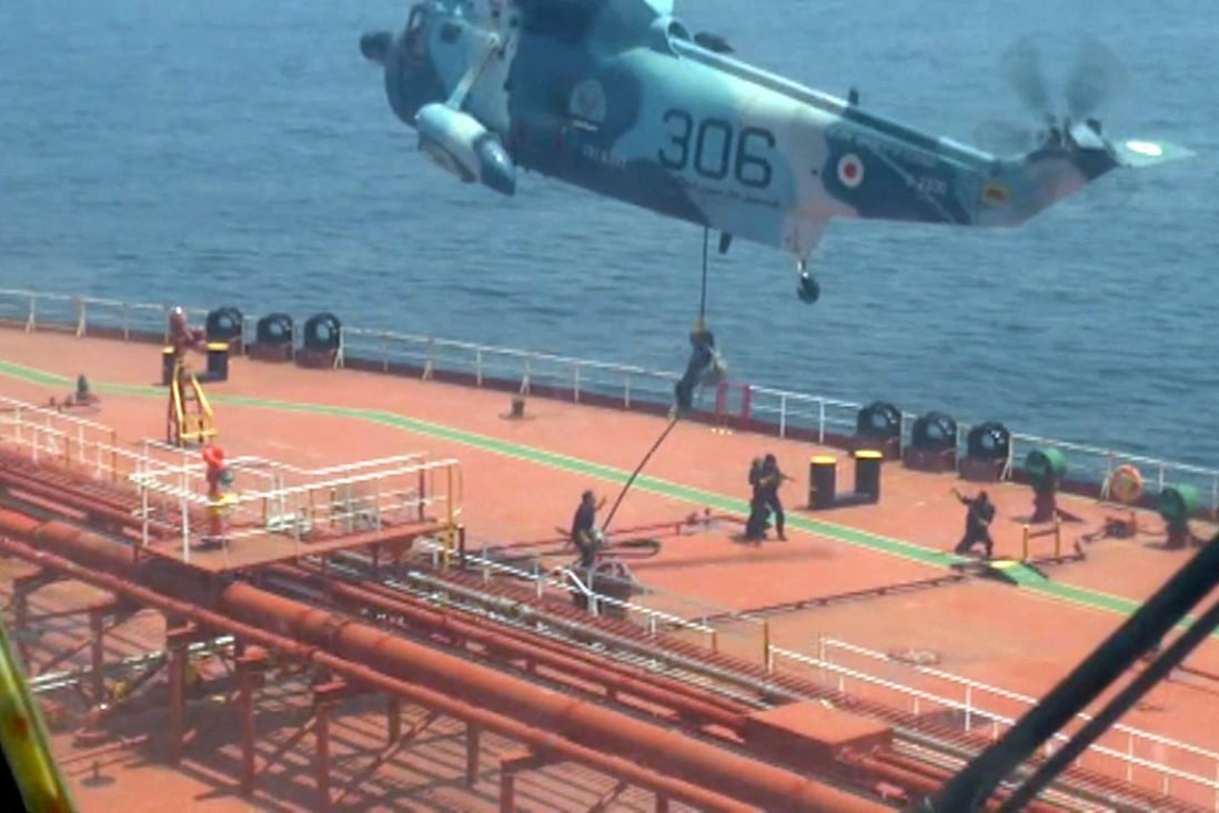 Iran TV airs footage of commandos seizing USbound tanker amid tensions South China Morning Post