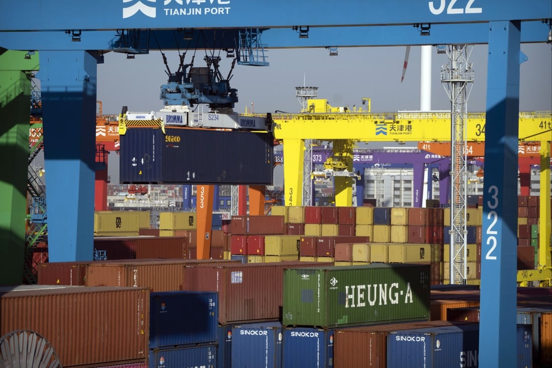 China’s exports rose by 8.5 per cent in April compared with a year earlier, while imports fell by 7.9 per cent last month. Photo: AP