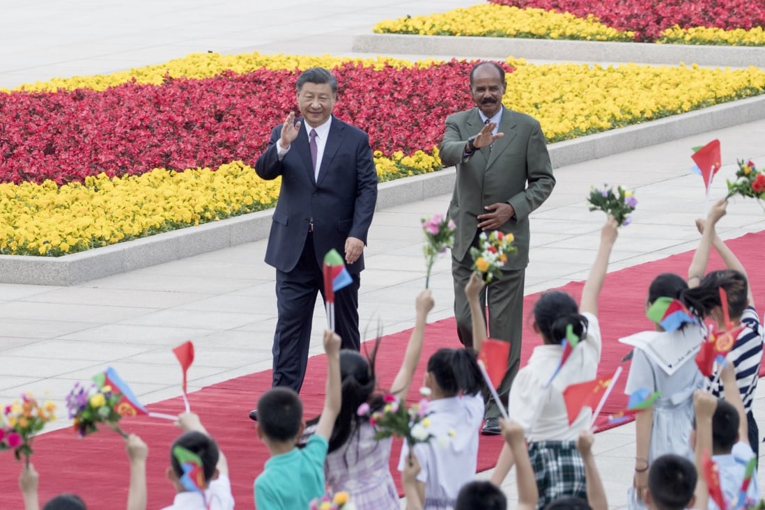 eritrean president visit to china
