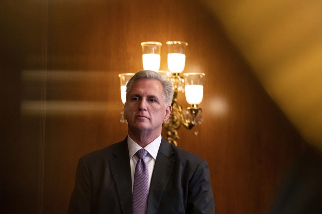 House Speaker Kevin McCarthy, Republican of California, has tied raising the US debt ceiling to spending cuts in the federal budget. Photo: AP