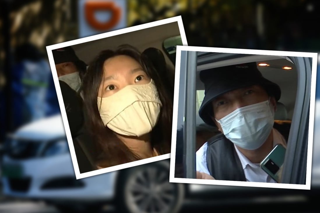 Mainland social media has been shocked by the story of a father and daughter who “hijacked” a ride-sharing car after a row with the driver and refused to leave it for 32 hours. Photo: SCMP composite/Douyin