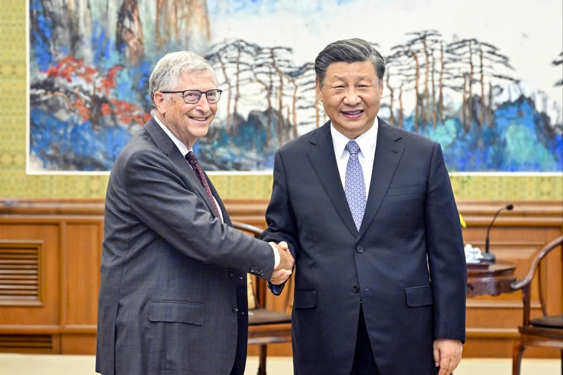 Chinese President Xi Jinping and Bill Gates are last believed to have met in 2015. Photo: Xinhua