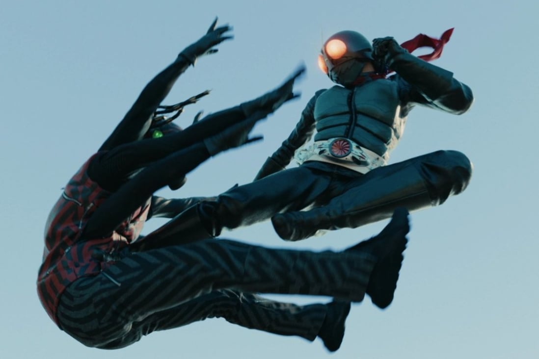 Shin Riderman Shin Kamen Rider movie review: Hideaki Anno’s wacky, violent and fun ...