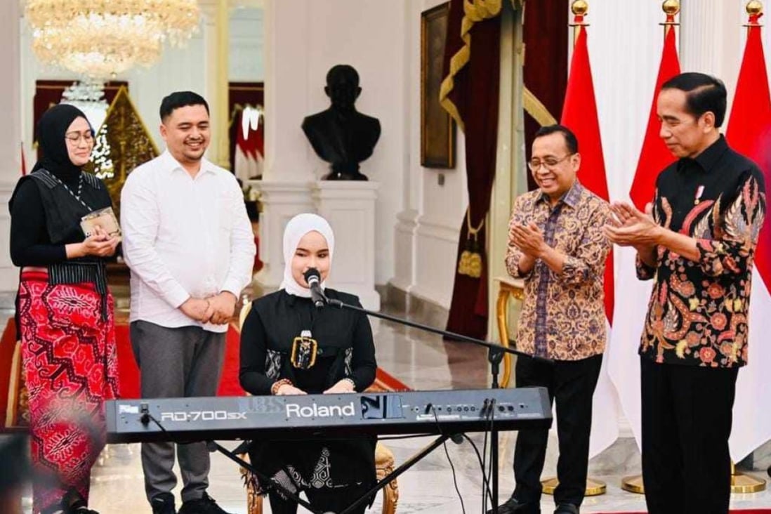 Putri Ariani is now a superstar in Indonesia and has been feted by a host of government officials, including President Joko Widodo, who honoured her with an audience and presented her with an undisclosed sum of “pocket money” at the State Palace earlier this month. Photo: Handout