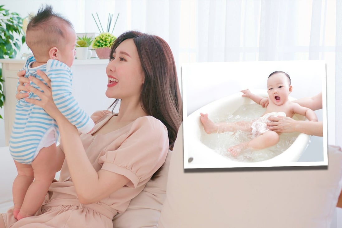 A bathhouse in China is offering a “rent-a-dad” service at no extra charge so that women can bathe in a male-free environment. Photo: SCMP composite