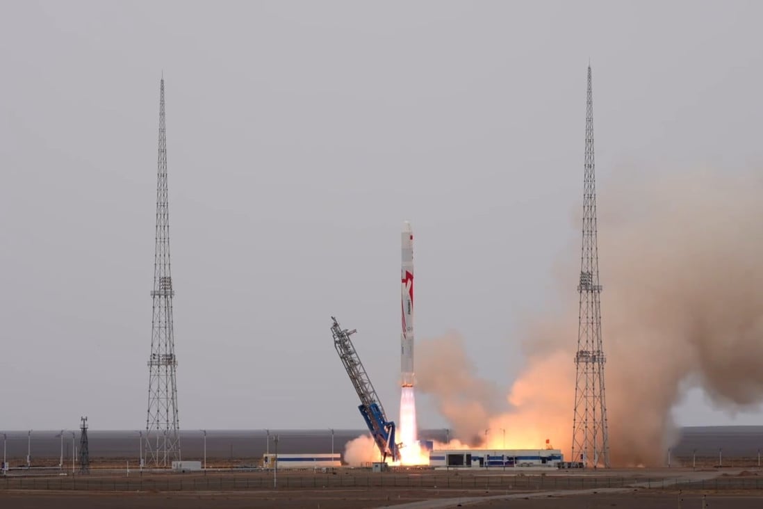 The Zhuque-2 from Chinese aerospace company LandSpace makes history as the first methane-powered rocket launched successfully into orbit. Photo: Weibo