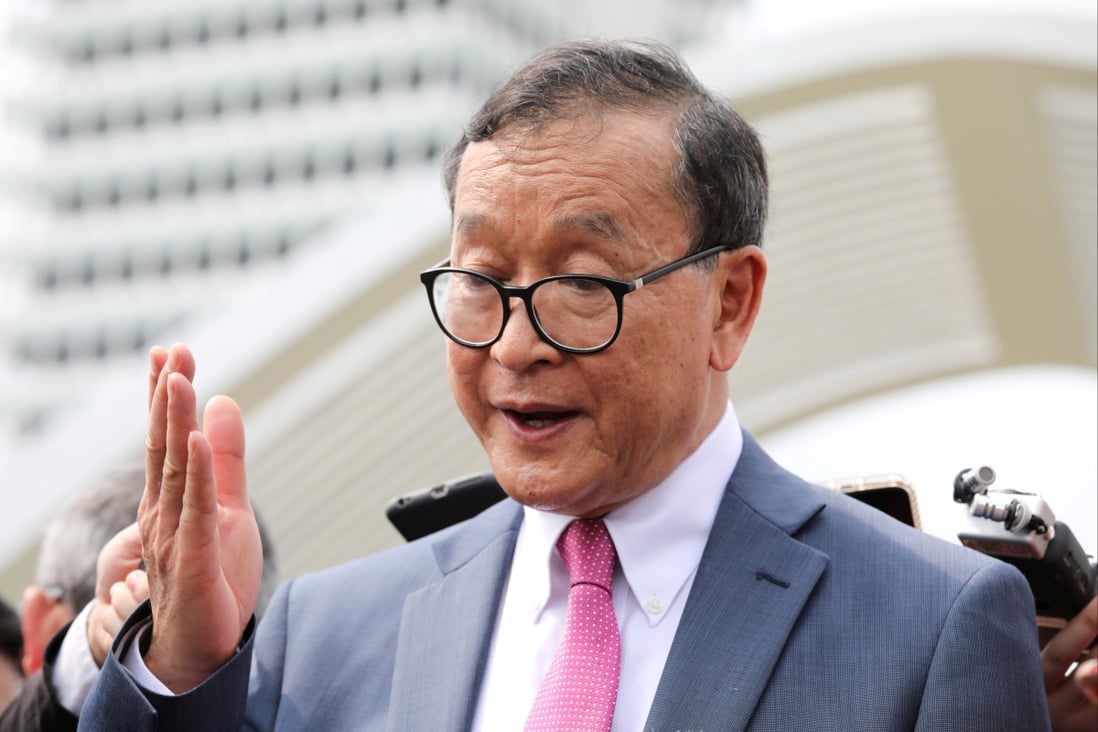 Cambodia’s Sam Rainsy barred from running for office for 25 years ...