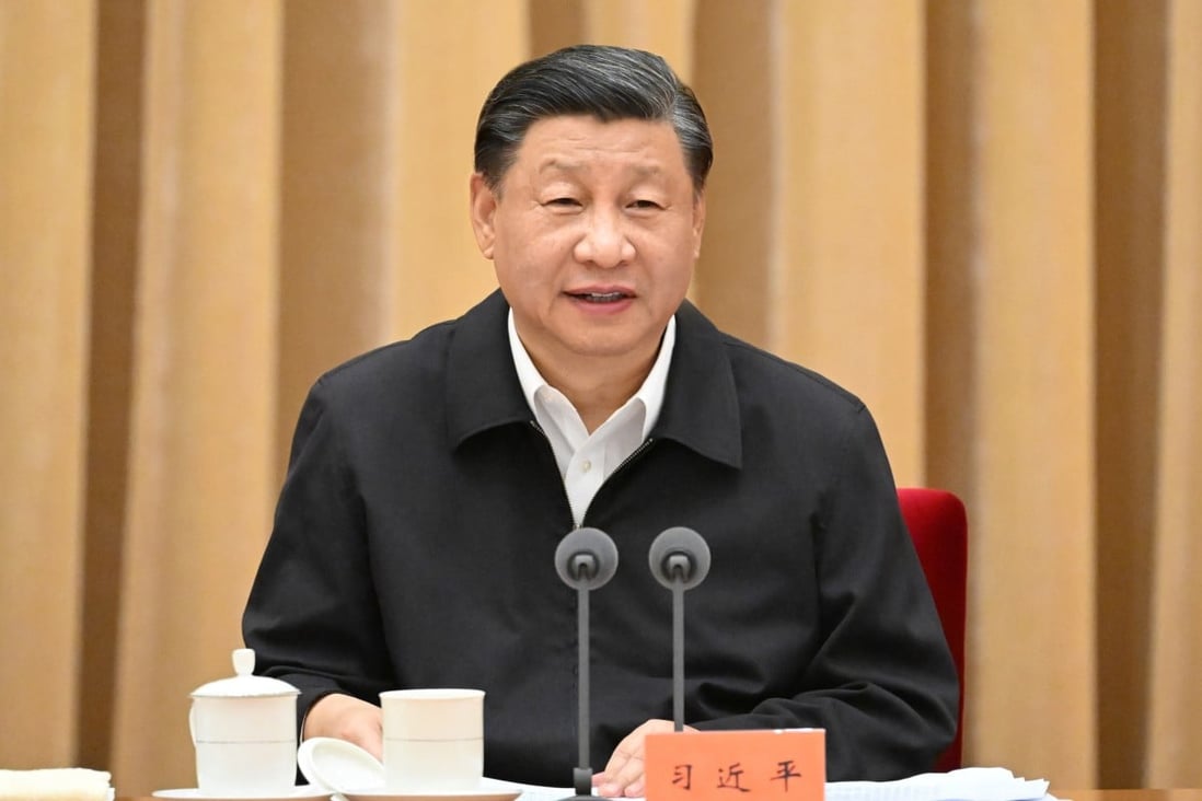 Chinese President Xi Jinping addresses a national conference on ecological and environmental protection in Beijing. Photo: Xinhua