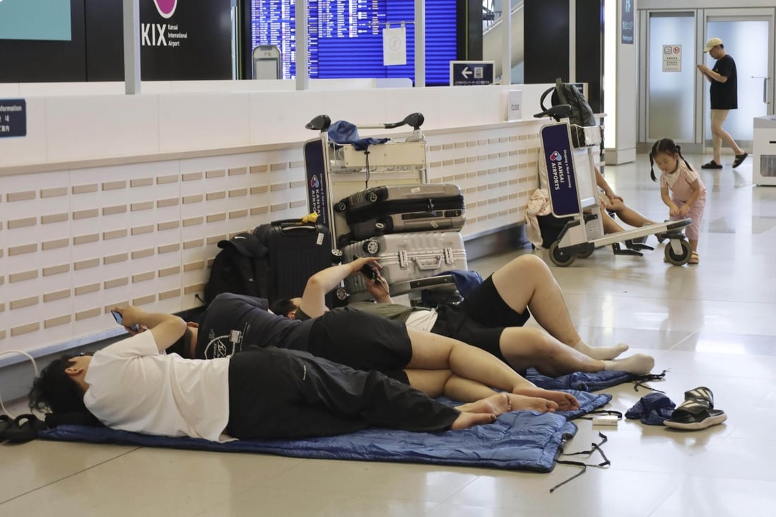 Hong Kong tourists in Japan face flight and rail disruption caused by Typhoon Lan | South China Morning Post