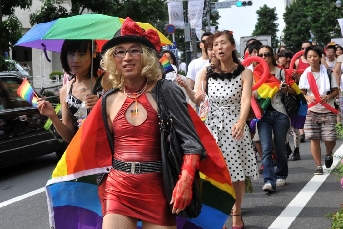 A pride parade in Tokyo. Photo: AFP