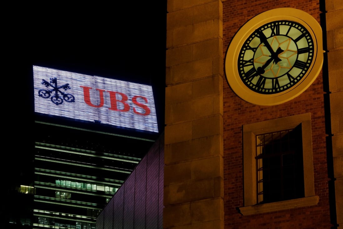 The Swiss bank UBS’ Hong Kong units were fined by the city’s securities regulator. Photo: Reuters