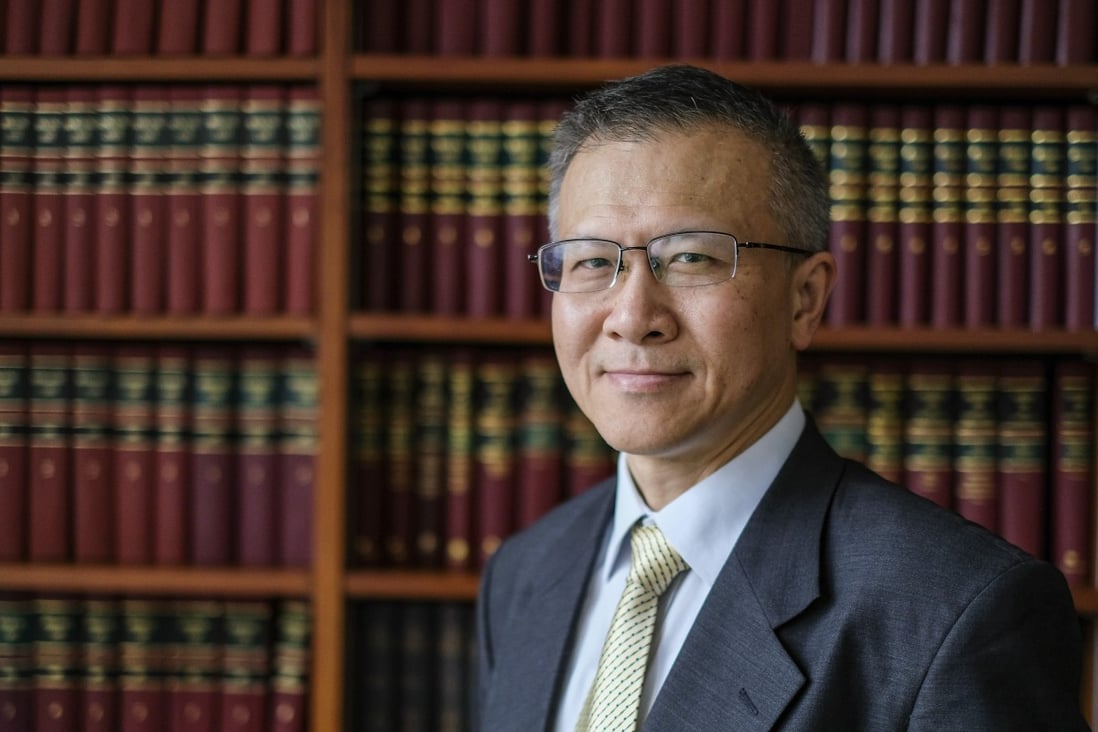 Constitutional law professor Zhang Qianfan pictured at the University of Hong Kong. Photo: Tory Ho