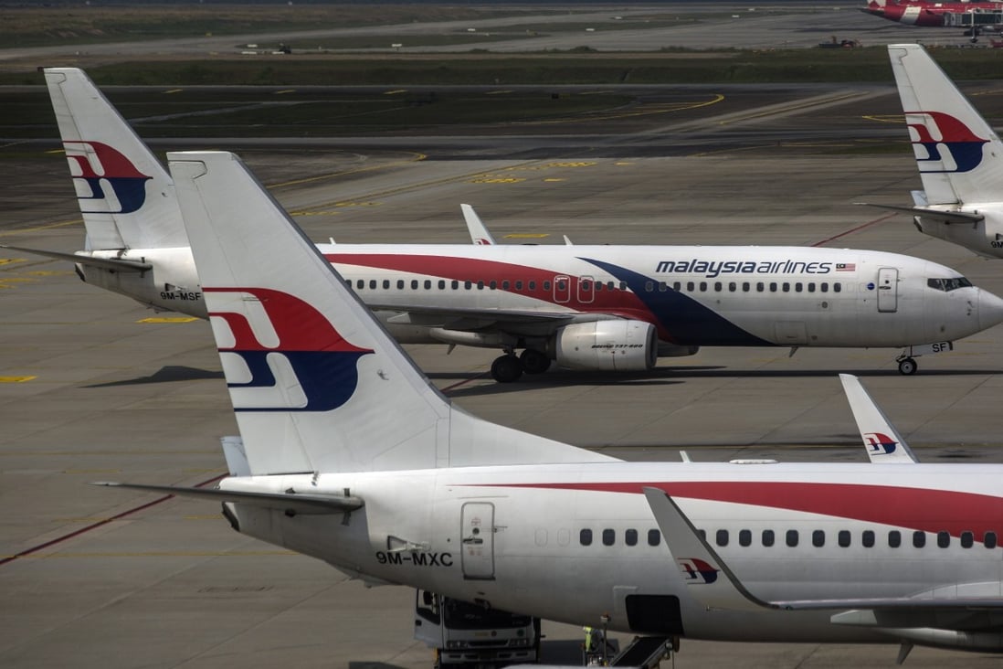 Malaysia Airlines aircraft at the Kuala Lumpur International Airport. Photo: EPA