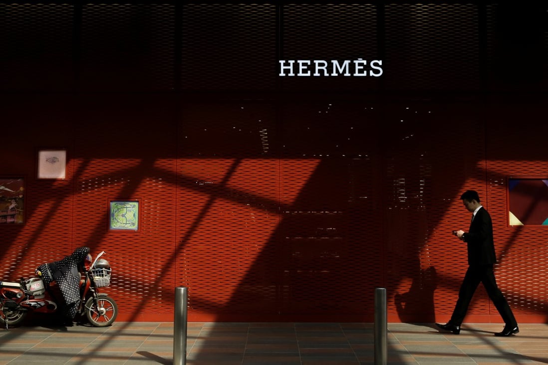 A store of luxury goods retailer Hermes in Beijing. Last year, mainland Chinese consumers spent 170 billion yuan on such items domestically. Photo: Reuters