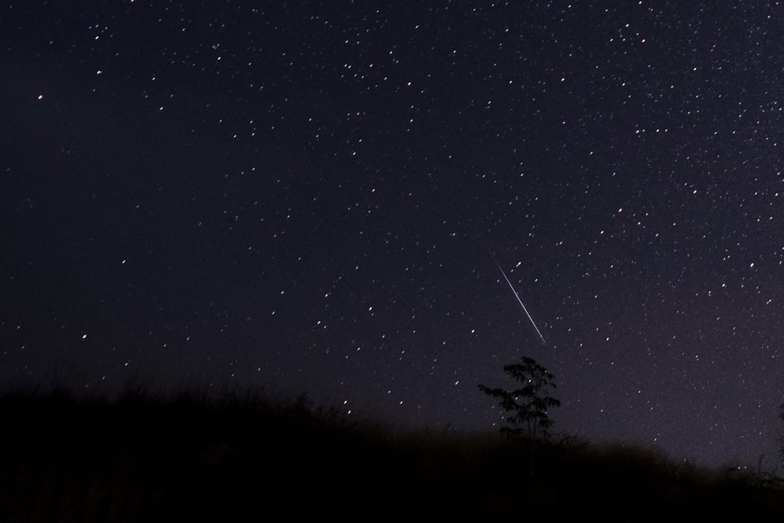 A meteor streaks through the night sky over Myanmar in 2018. File photo: AFP